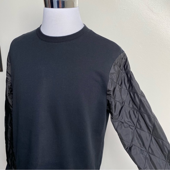 French Connection Quilted Sleeve Sweatshirt - Picture 10 of 13